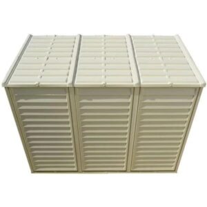 Duramax 4ft x 8ft Sidemate Vinyl Resin Outdoor Storage Shed - Image 3