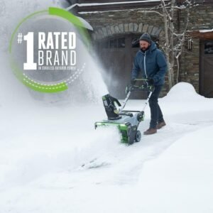 EGO Power+ SNT2405 24-Inch 56V Self-Propelled 2-Stage Cordless Electric Snow Blower with (2) 7.5Ah Batteries & Dual-Port Charger - Image 6