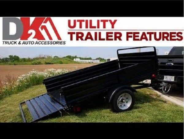 DK2 4.5-ft x 7.5-ft Steel Utility Trailer ( 1639-lb Capacity ) 2491710 - Image 7