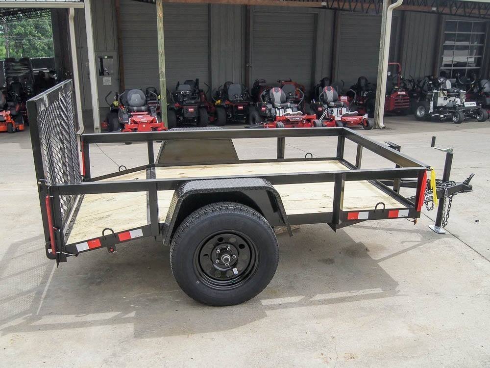 dsc08374_2.jpg 5×8 Powder Coated Dovetail Utility Trailer Single 3,500lb Axle - Image 1