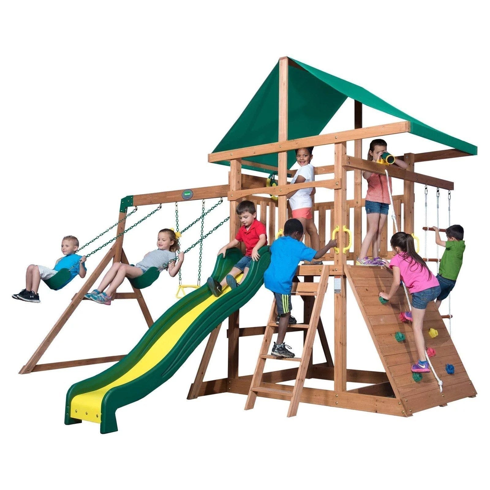 img-751.jpg Backyard Discovery McKinley Mount Swing Set - Image 1